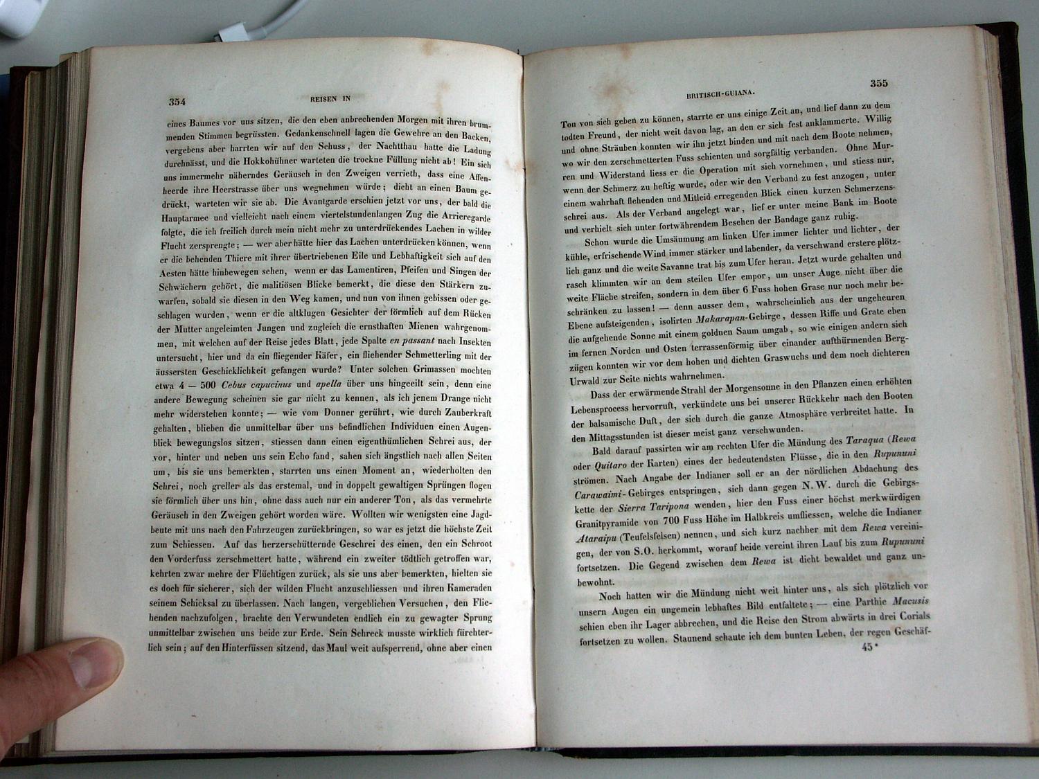 ZZ-RISC47,S.354 Mündung des Rio Taraqua